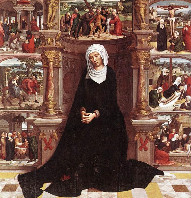 ISENBRANT, Adriaen Virgin and Child Enthroned sf France oil painting art
